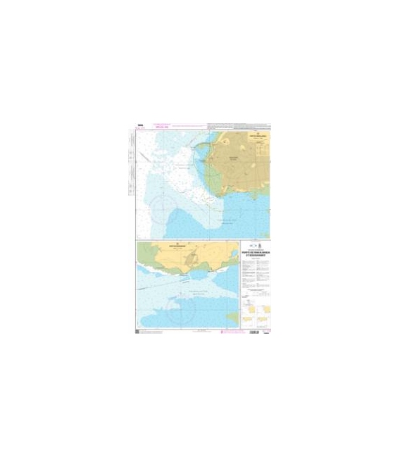 OceanGrafix French (SHOM) Nautical Chart 7685 Ports de Mahajanga et Boanamary