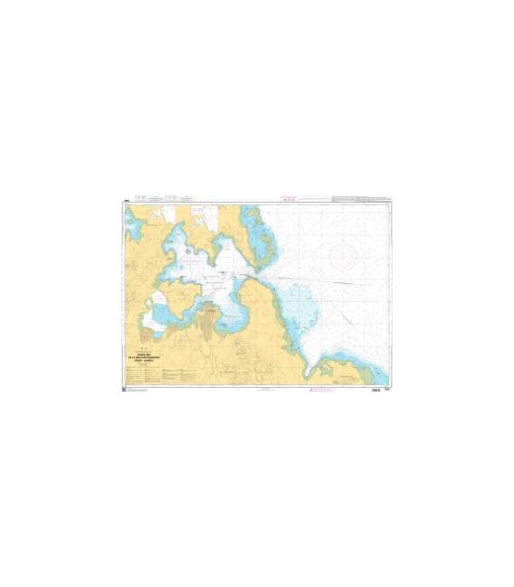 OceanGrafix French (SHOM) Nautical Chart 7680 Approches de la Baie dAntsiranana (Diégo-Suarez)