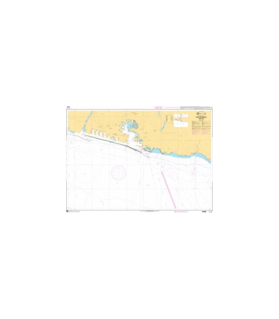 OceanGrafix French (SHOM) Nautical Chart 7290 Port de Genova - Partie Est