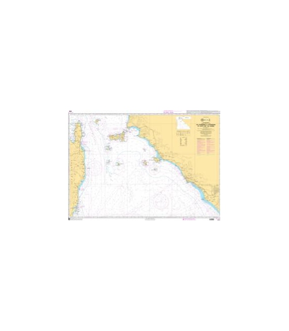 OceanGrafix French (SHOM) Nautical Chart 7291 De Piombino à Fiumicino et côte Est de Corse