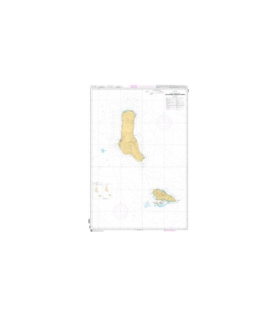 OceanGrafix French (SHOM) Nautical Chart 7679 Îles Grande Comore et Mohéli