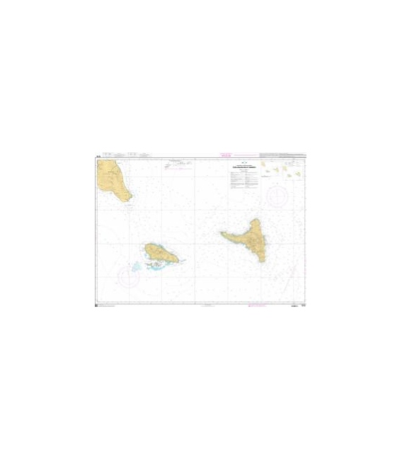 OceanGrafix French (SHOM) Nautical Chart 7678 Îles Anjouan et Mohéli