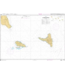 OceanGrafix French (SHOM) Nautical Chart 7678 Îles Anjouan et Mohéli