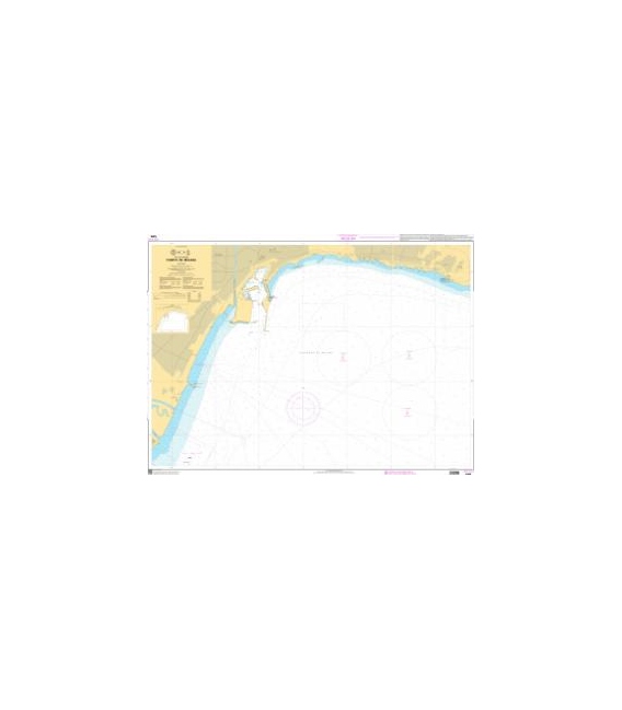 OceanGrafix French (SHOM) Nautical Chart 7294 Puerto de Malaga