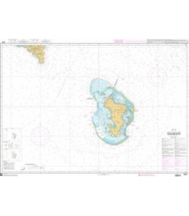 OceanGrafix French (SHOM) Nautical Chart 7677 Île de Mayotte