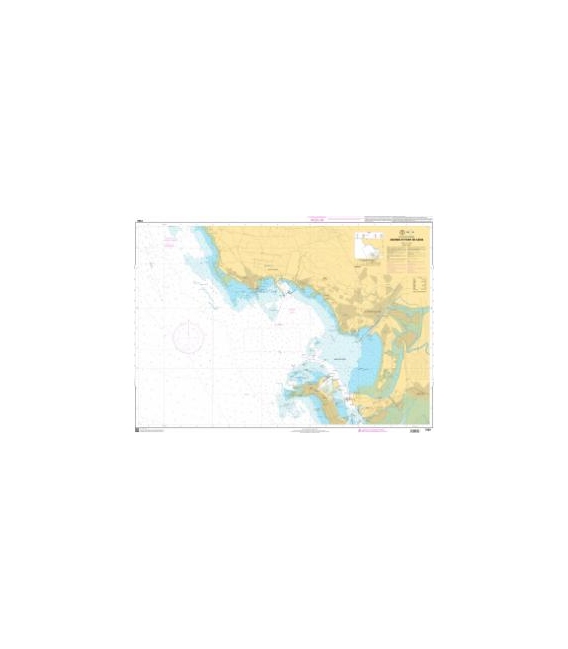 OceanGrafix French (SHOM) Nautical Chart 7303 Abords et Port de Cádiz