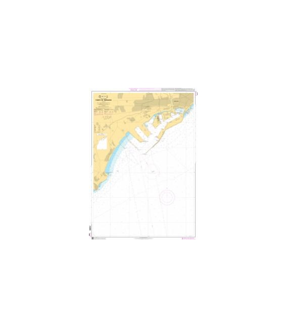OceanGrafix French (SHOM) Nautical Chart 7047 Puerto de Tarragona