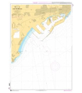 OceanGrafix French (SHOM) Nautical Chart 7047 Puerto de Tarragona
