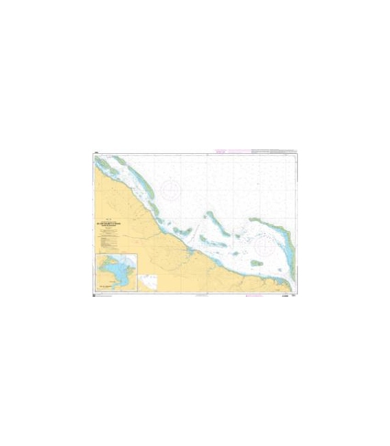 OceanGrafix French (SHOM) Nautical Chart 7051 Du Cap Colnett à Touho - Abords de Hienghène