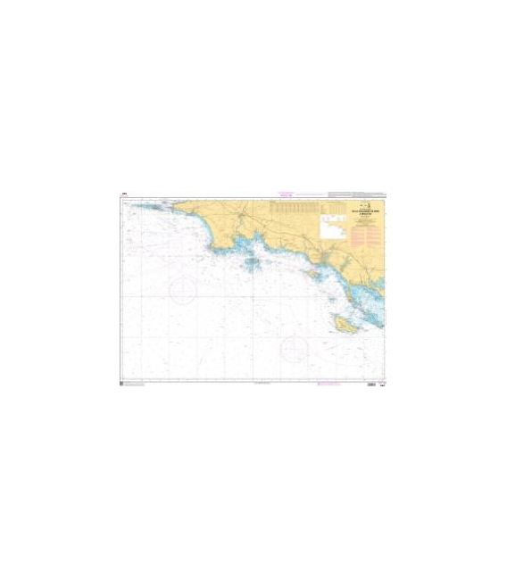 OceanGrafix French (SHOM) Nautical Chart 7067 De la Chaussée de Sein à Belle-Île