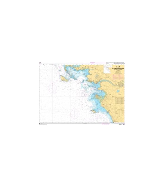 OceanGrafix French (SHOM) Nautical Chart 7068 De la presquîle de Quiberon aux Sables-dOlonne