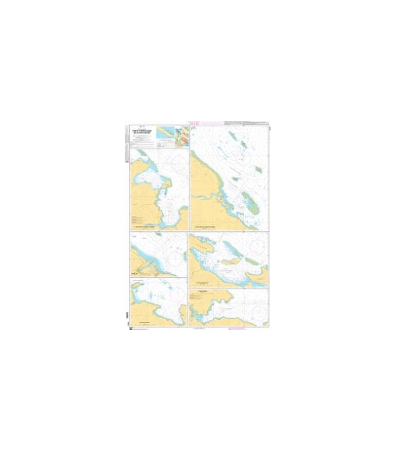 OceanGrafix French (SHOM) Nautical Chart 7073 Ports et mouillages de la côte Sud-Est