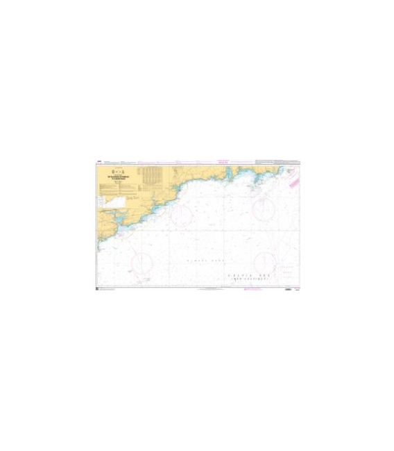 OceanGrafix French (SHOM) Nautical Chart 7077 De Old Head of Kinsale à Tuskar Rock