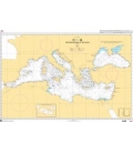 OceanGrafix French (SHOM) Nautical Chart 7081 Mer Méditerranée et Mer Noire