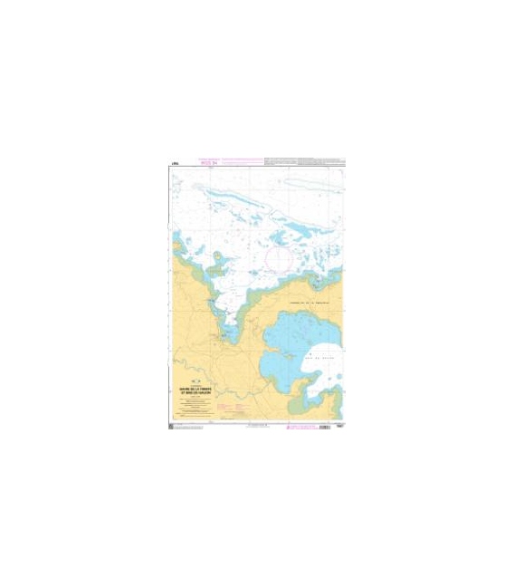 OceanGrafix French (SHOM) Nautical Chart 7087 Havre de la Trinité et Baie du Galion