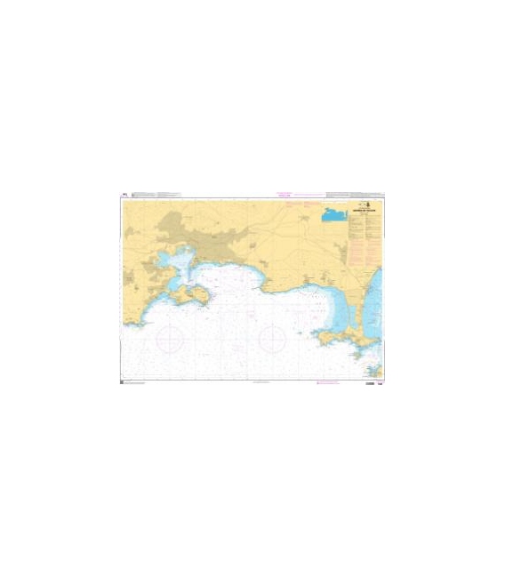 OceanGrafix French (SHOM) Nautical Chart 7091 Abords de Toulon