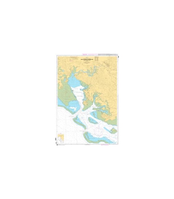 OceanGrafix French (SHOM) Nautical Chart 7098 Baies dOuaraï et Chambeyron - Passes dOuaraï et dIsié