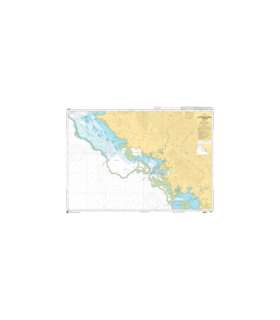 OceanGrafix French (SHOM) Nautical Chart 7313 De la passe de Koné à Ouaco