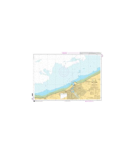 OceanGrafix French (SHOM) Nautical Chart 7317 Port de Dieppe
