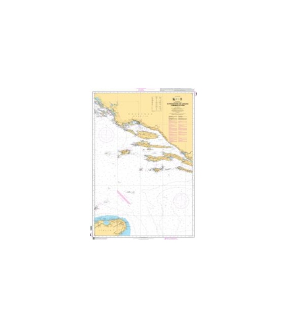 OceanGrafix French (SHOM) Nautical Chart 7326 De Promontorio del Gargano à Šibenik et à Ploče