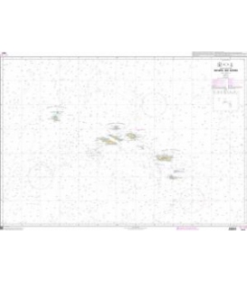 OceanGrafix French (SHOM) Nautical Chart 7327 Archipel des Açores