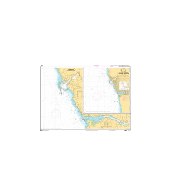 OceanGrafix French (SHOM) Nautical Chart 7650 Approches de Leixões et de la Barre de Rio Douro
