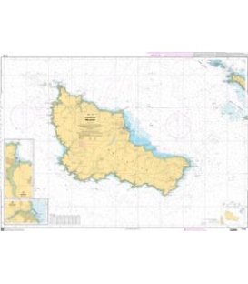 OceanGrafix French (SHOM) Nautical Chart 7142 Belle-Ile