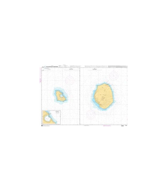 OceanGrafix French (SHOM) Nautical Chart 7170 Îles Saint-Paul et Amsterdam
