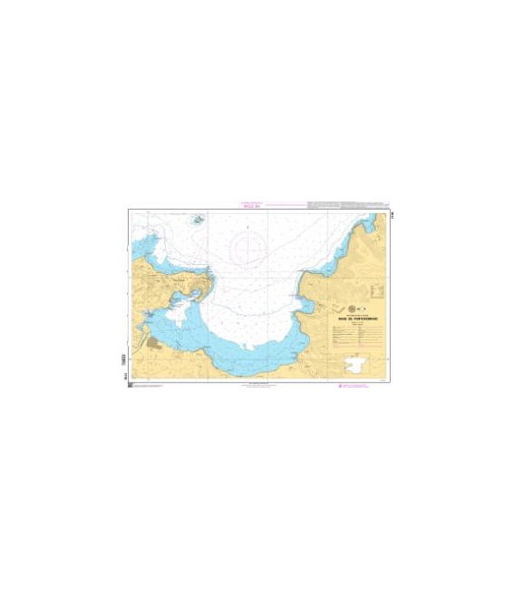 OceanGrafix French (SHOM) Nautical Chart 7176 Rade de Portoferraio