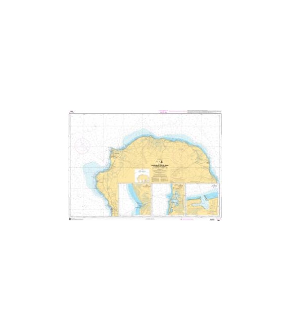 OceanGrafix French (SHOM) Nautical Chart 7183 La Réunion-Partie Nord-De Pointe des Châteaux à Pointe de Rivière du Mât