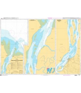 OceanGrafix French (SHOM) Nautical Chart 7376 Embouchure du fleuve Maroni