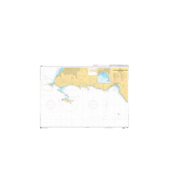 OceanGrafix French (SHOM) Nautical Chart 7393 Du port de La Pointe Rouge à Cassis - Calanques de Cassis