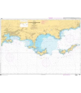 OceanGrafix French (SHOM) Nautical Chart 7407 De Toulon à Cavalaire-sur-Mer - Îles dHyères
