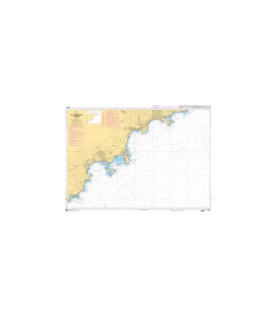 OceanGrafix French (SHOM) Nautical Chart 7409 De la Rade dAgay à Monaco