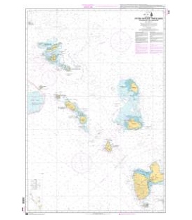 OceanGrafix French (SHOM) Nautical Chart 7630 Petites Antilles - Partie Nord - De Anguilla à la Guadeloupe
