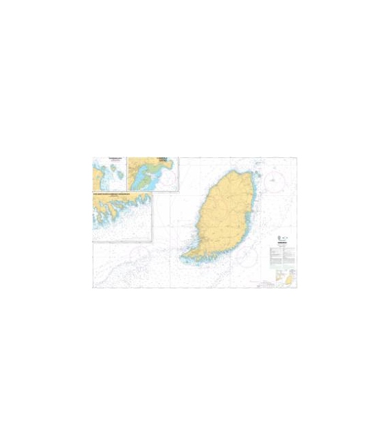 OceanGrafix French (SHOM) Nautical Chart 7627 Grenada