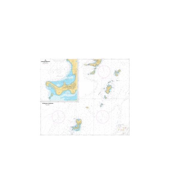 OceanGrafix French (SHOM) Nautical Chart 7612 The Grenadines - Groupe Nord