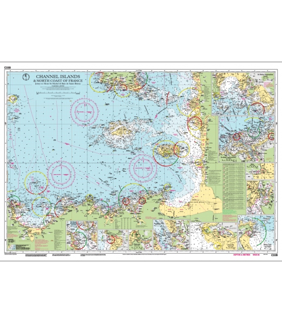 Imray Chart C33B Channel Islands (South)
