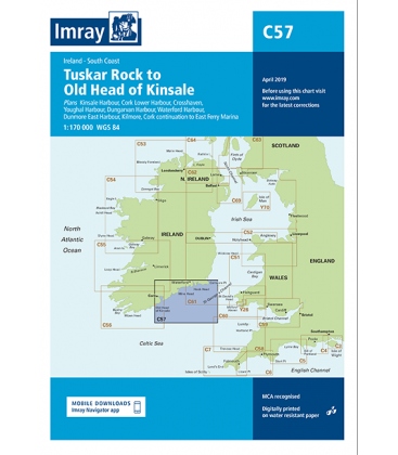 Imray Chart C57 Tuskar Rock to Old Head of Kinsale