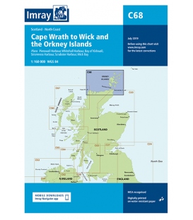 Imray Chart C68 Cape Wrath to Wick and the Orkney Islands