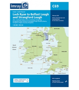 Imray Chart C69 Loch Ryan to Belfast Lough and Strangford Lough