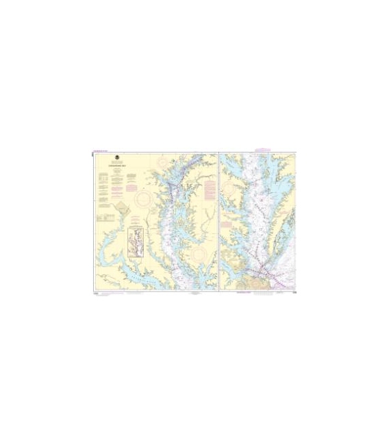 NOAA Chart 12280 Chesapeake Bay
