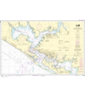NOAA Chart 11390 Intracoastal Waterway East Bay to West Bay