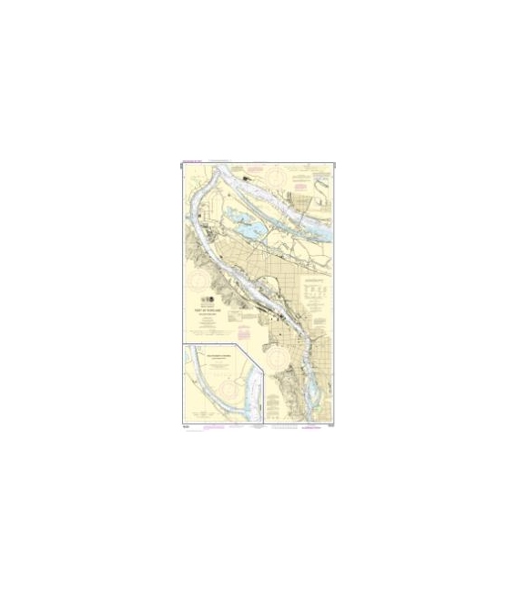 NOAA Chart 18526 Port of Portland, Including Vancouver - Multnomah Channel-southern part