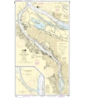 NOAA Chart 18526 Port of Portland, Including Vancouver - Multnomah Channel-southern part