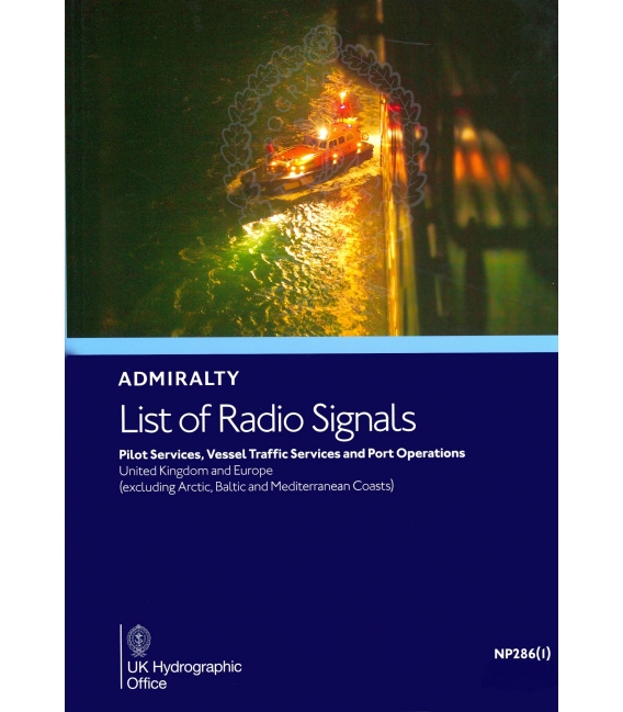 NP286(1): Admiralty List of Radio Signals Vol. 6 Part 1, 3rd Edition 2022