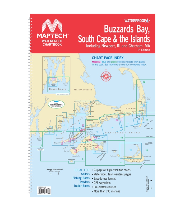 Buzzards Bay, South Cape & the Islands Chartbook (including Newport, RI