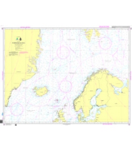 Norwegian Nautical Chart 300 Norwegian Sea and Adjacent Seas
