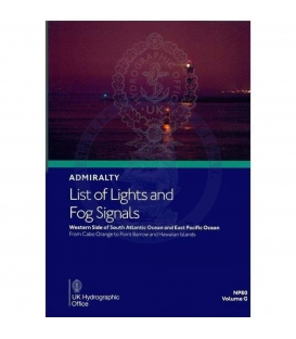 NP80 Admiralty List of Lights and Fog Signals Volume G: Western Side of South Atlantic and East Pacific Ocean, 2022 Edition