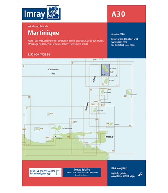 Imray Chart A30: Martinique